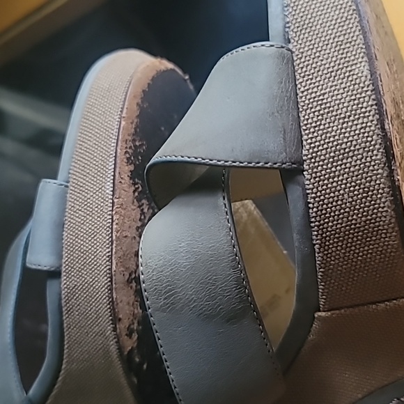 Michael Kors Leather Stud Wedges - Picture 7 of 11